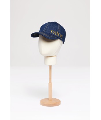 Patou cap in organic cotton denim acheter en ligne