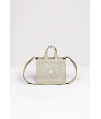 Small Patou canvas tote in organic cotton jacquard Toutes les collections ici