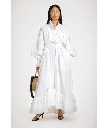 Maxi tiered dress in organic cotton vous aussi creer 