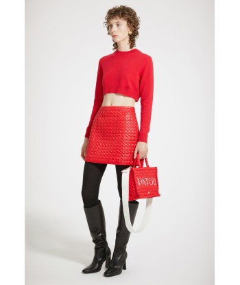 Cropped jumper in sustainable wool and cashmere sélection de produits