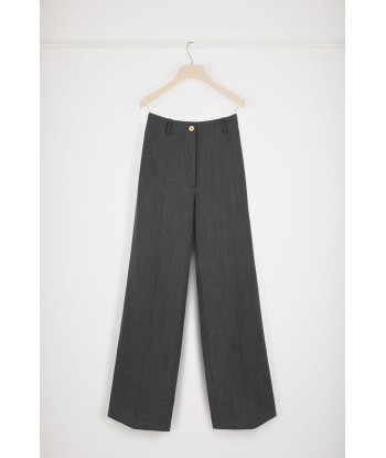 Iconic long trousers in technical wool twill les ctes