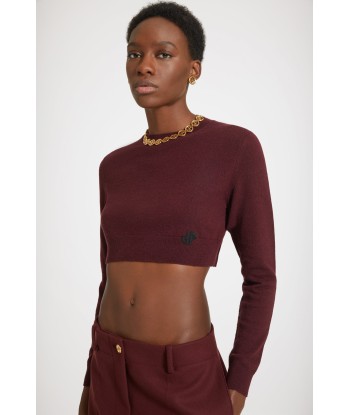 Cropped jumper in sustainable wool and cashmere Le MVP de beaucoup