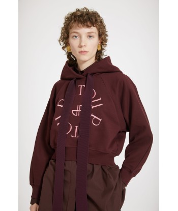 Medallion hoodie in organic cotton meilleur choix