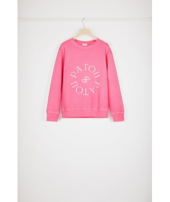 Medallion logo sweatshirt in organic cotton d'Europe débarque