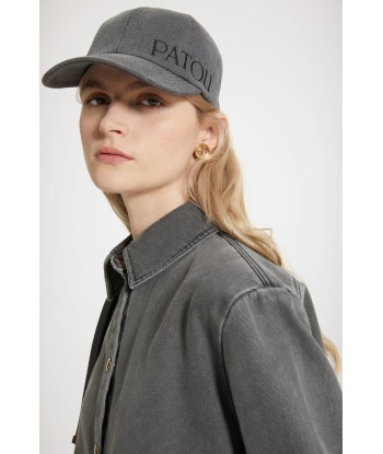 Patou cap in organic cotton denim de l' environnement