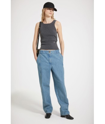 Cargo trousers in organic cotton denim pas cheres