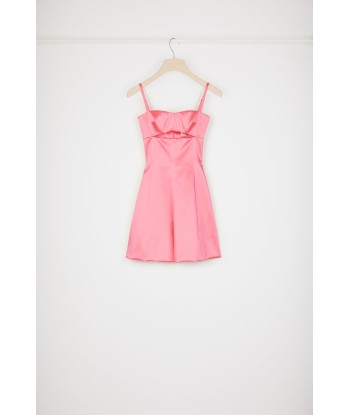 Cut-out dress in organic cotton-blend satin 50% de réduction en Octobre 2024