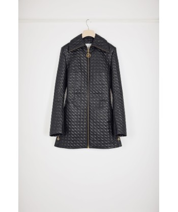 Longline zipped jacket in eco-friendly quilted nylon À commander