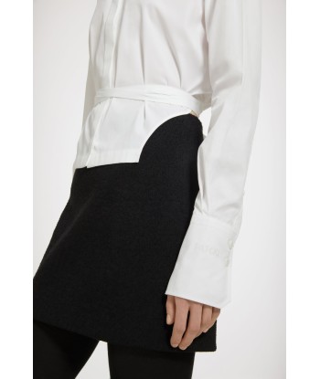 Cut-out cropped shirt in organic cotton shop