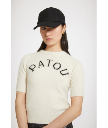 Patou jacquard top in sustainable alpaca blend de technologie