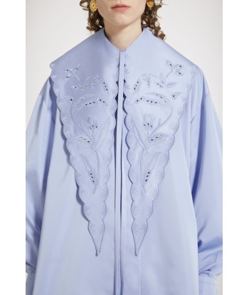 Long embroidered collar in eco-friendly satin ouvre sa boutique