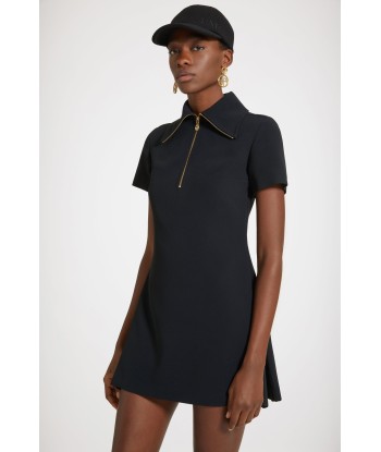 Skater mini dress in technical crepe Les magasins à Paris