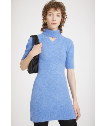 Cut-out mini dress in sustainable alpaca blend acheter