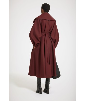 Oversized statement coat in wool-blend felt Véritable concentré