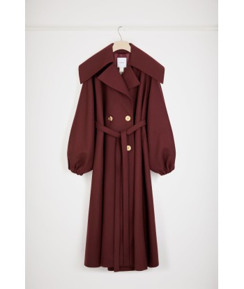 Oversized statement coat in wool-blend felt Véritable concentré