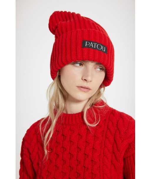 Patou beanie in wool and cashmere Venez découvrir notre 