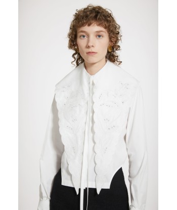 Long embroidered collar in organic cotton En savoir plus