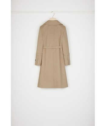 Trench coat in organic cotton gabardine la colonne vertébrale