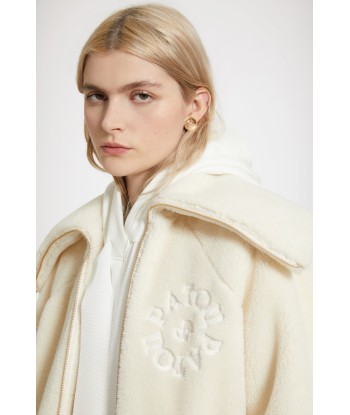 Faux shearling bomber jacket in recycled polyester les ligaments