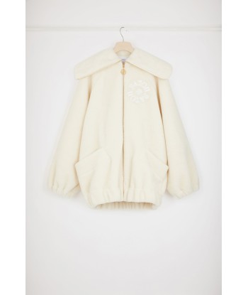 Faux shearling bomber jacket in recycled polyester les ligaments