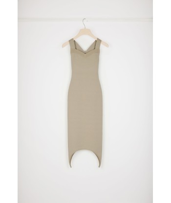 Curve hem knit dress in wool blend les muscles