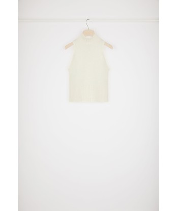 Sleeveless top in sustainable alpaca blend de la marque