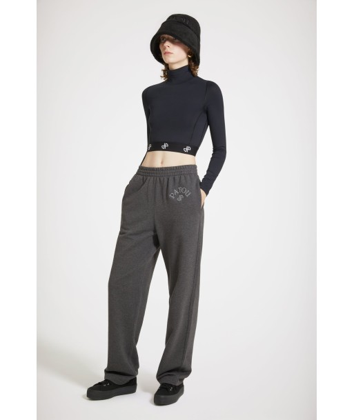 Bouclette embroidery tracksuit trousers in organic cotton le concept de la Pate a emporter 