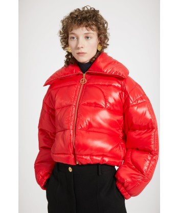 Short puffer jacket in eco-friendly polyamide de l' environnement