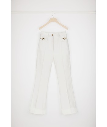 Flared trousers in organic cotton denim est présent 