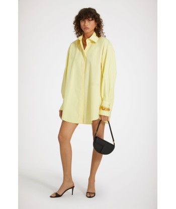 Mini shirt dress in organic cotton plus qu'un jeu 