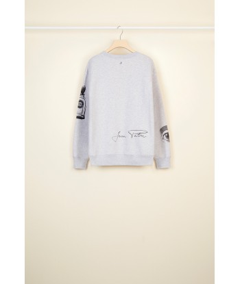 Sweatshirt oversize en coton imprimé en ligne des produits 