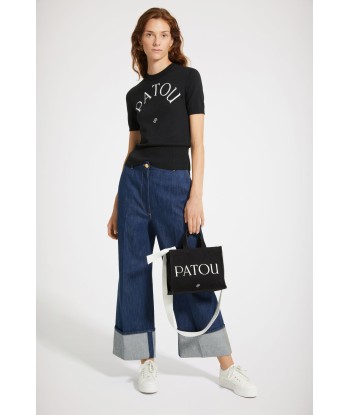 Pantalon en denim bio à revers Véritable concentré