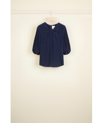 Cut Bow Top - Navy pas cher 