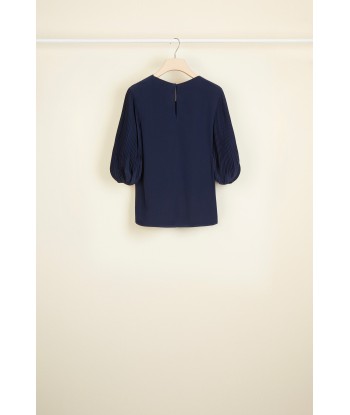 Cut Bow Top - Navy pas cher 