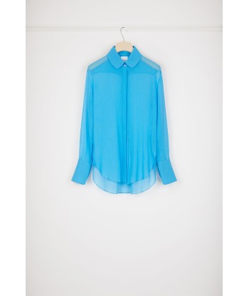 Sheer shirt in organic cotton pas cher 