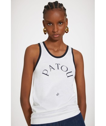 Patou ringer tank top in organic cotton plus qu'un jeu 