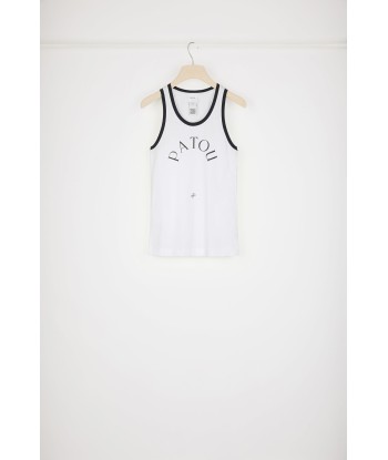 Patou ringer tank top in organic cotton plus qu'un jeu 