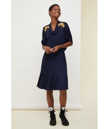 Robe midi à smocks online