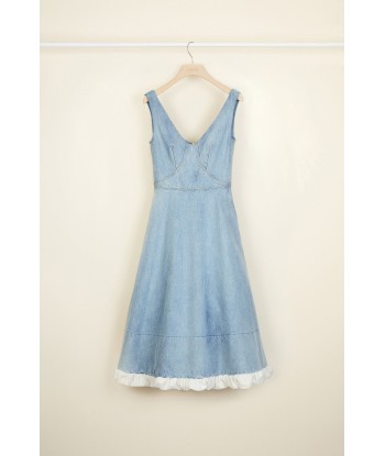 Robe midi en denim Jusqu'à 80% De Réduction