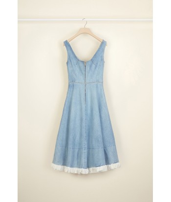 Robe midi en denim Jusqu'à 80% De Réduction