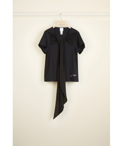 Frill Tee Shirt - Black 2024