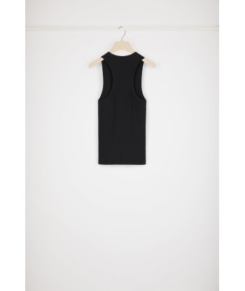 Medallion-embellished tank top in organic cotton Venez acheter