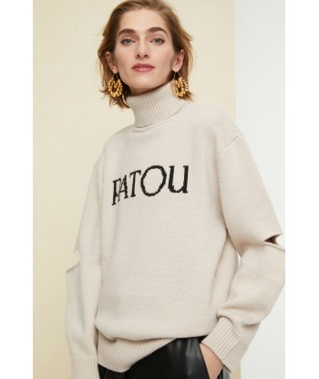 Pull Patou en laine à découpes paiement sécurisé