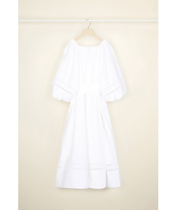 Robe longue en coton à broderie ajourée en ligne des produits 