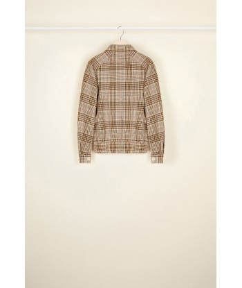 Blouson en coton tartan pas cheres