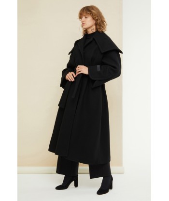 Manteau ceinturé en cachemire et laine store