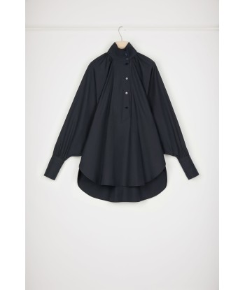 High-neck blouse in organic cotton store