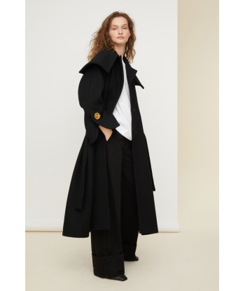 Manteau ceinturé en cachemire et laine store