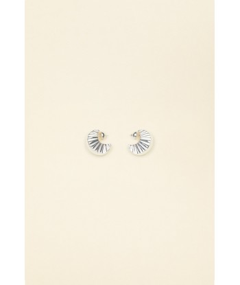 Petites boucles d’oreilles mandarine en laiton destockage