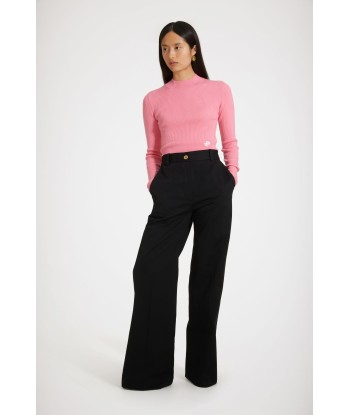 Iconic long trousers in organic cotton gabardine de l' environnement